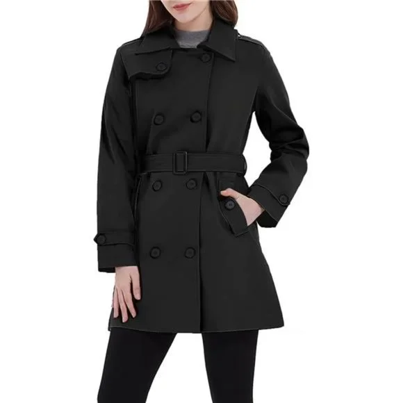 Jackets & Coats | Womens Trench Coat Double Breasted Lapel